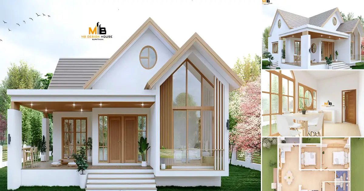 117 sqm Timeless House Design with 3 Bedrooms ~ Homlovely.com