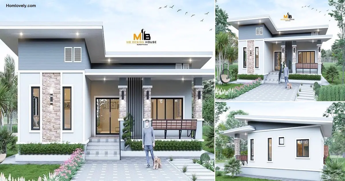 120 Sqm Simple House Design with 3 Bedroom ~ Homlovely.com