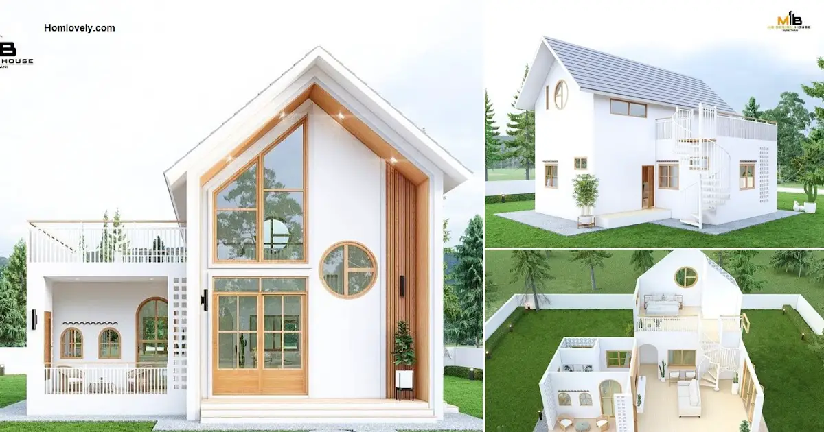 120 Sqm Stylish Nordic Muji House Design with Best Deck ~ Homlovely.com