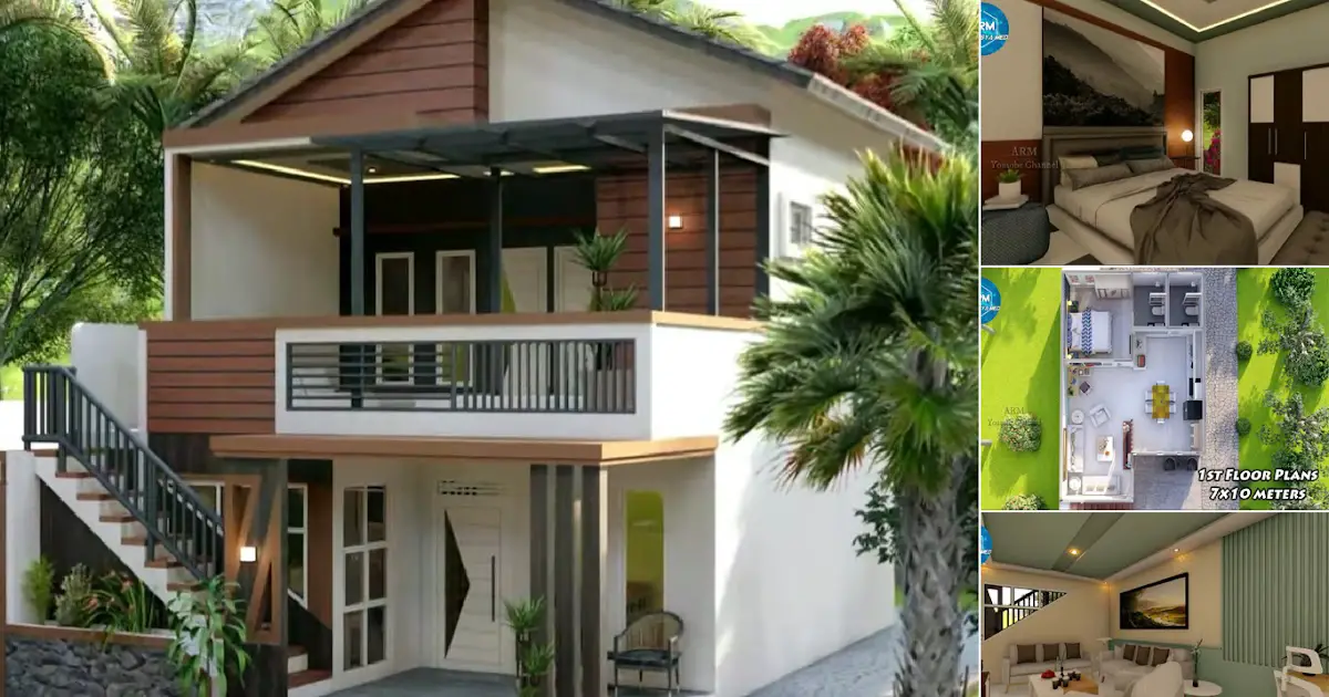 2-Storey 3-Bedroom Philippines House Design ~ Homlovely.com
