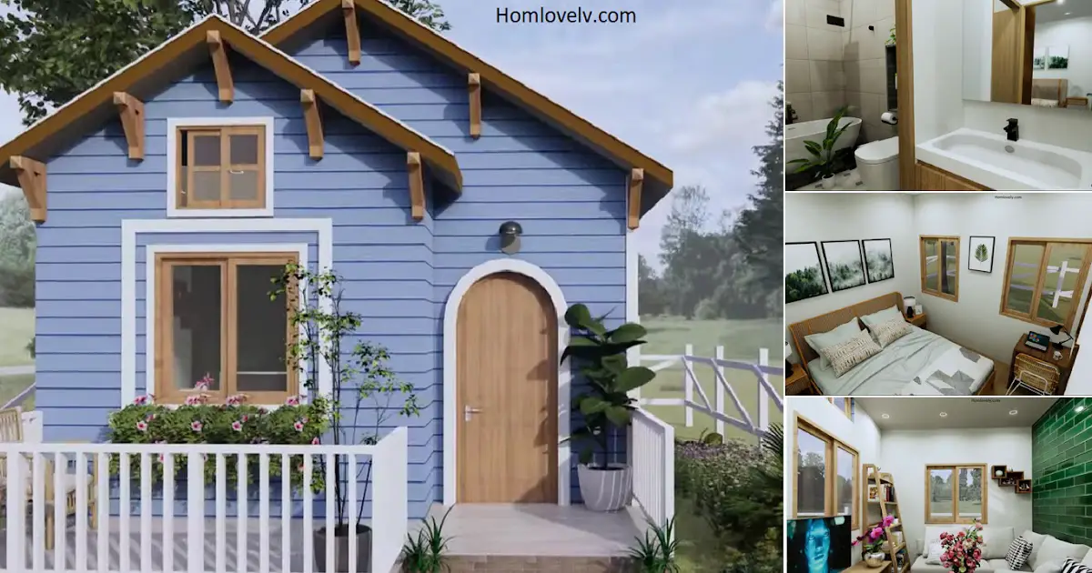 5 x 6 M The Sweet and Colorful House Design ~ Homlovely.com
