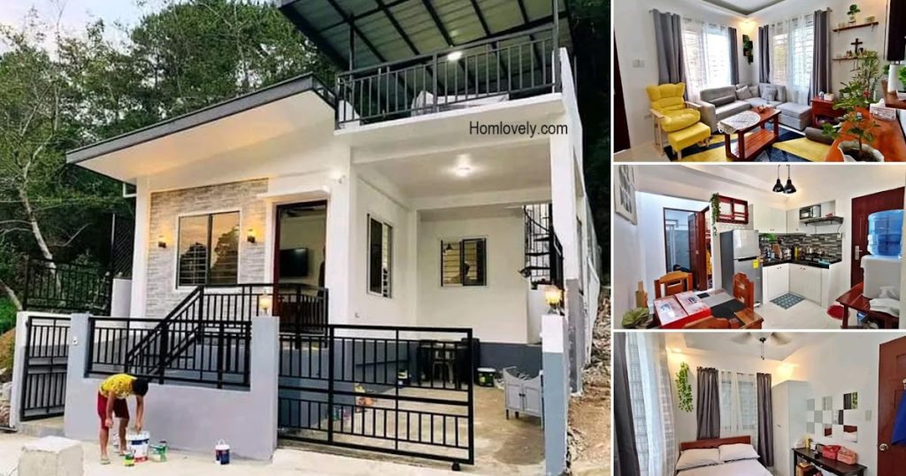 60 Sqm Cozy Bungalow House Design with Roofdeck ~ » HouseDesigns