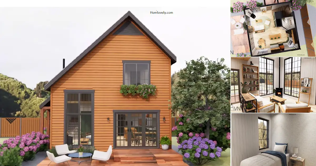 7 x 7 M The Coolest Small House You've Ever Seen ~ Homlovely.com