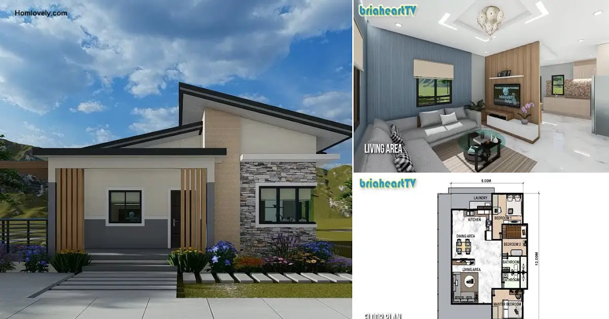 8 x 12 M Urban House Design that Perfect for Families ~ Homlovely.com
