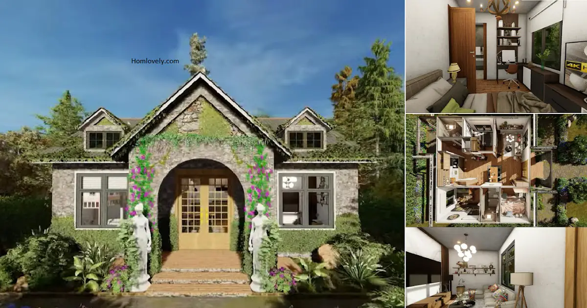 9 X 7 House Design with 3 BEDROOMS and Floor Plan ~ Homlovely.com