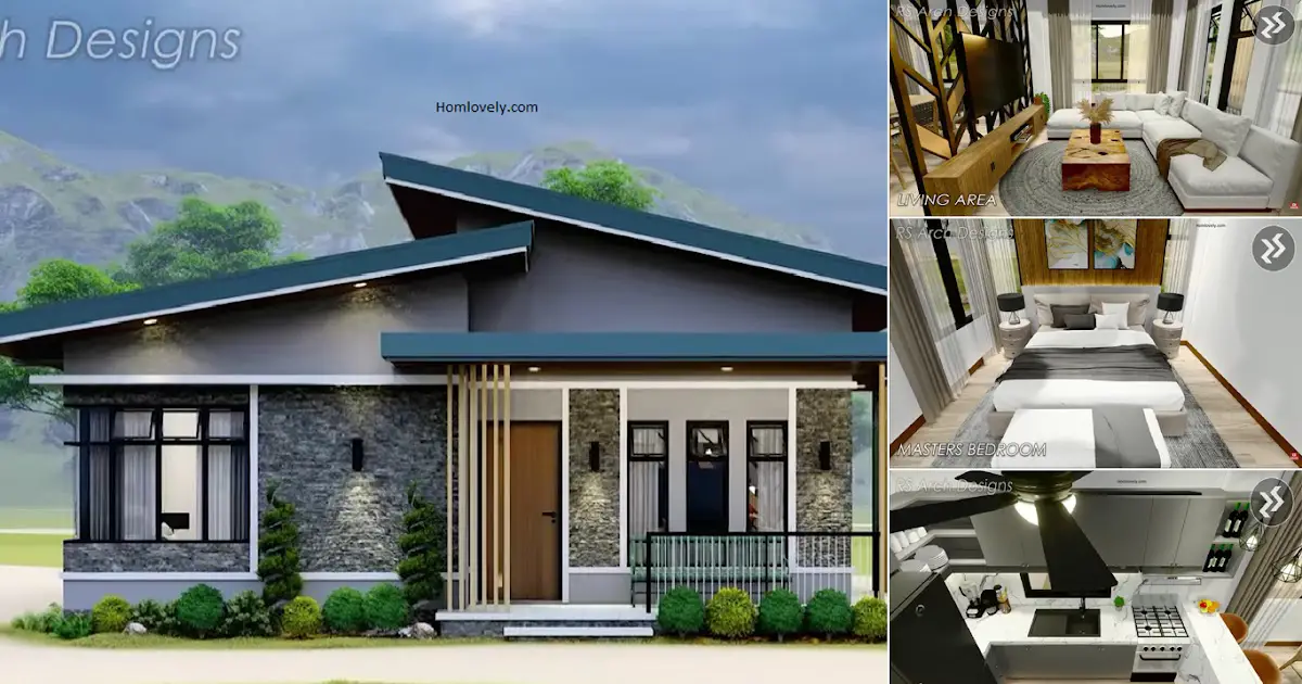 9 x 10 m Amazing House Design with 3-BEDROOMS ~ Homlovely.com