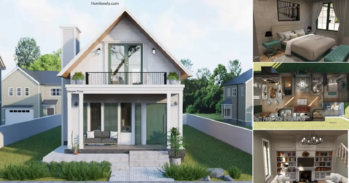 A Captivating House Design with 2 Bedrooms ~ Homlovely.com