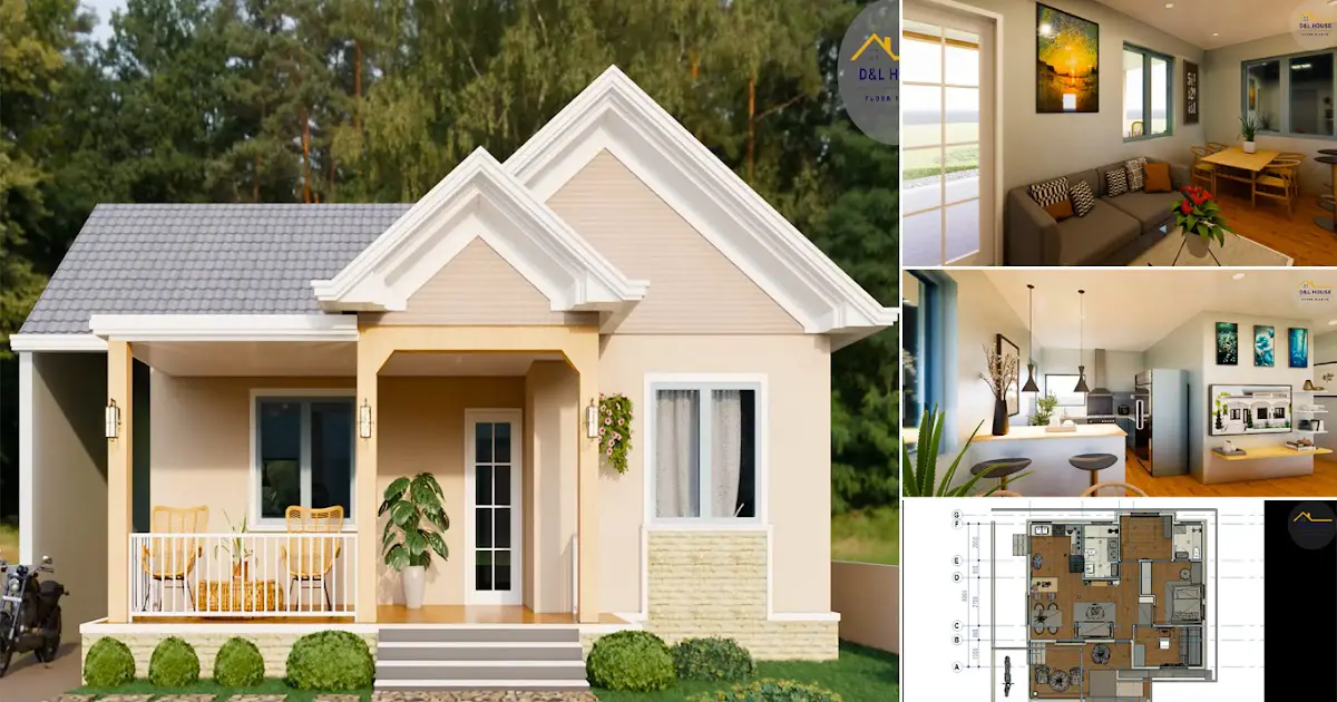 A Cozy Way to Live with Modern House Design (8x10 M) ~ Homlovely.com