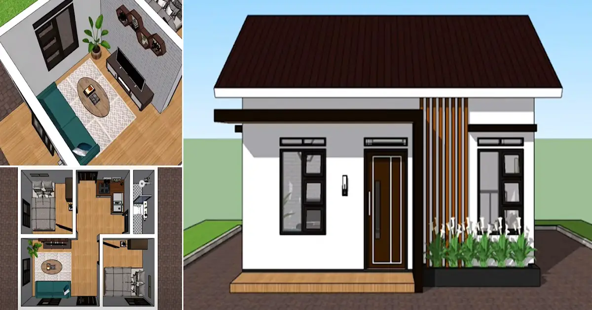 A Perfect Small House Design 5 x 6 M With Completed Room ~ Homlovely.com