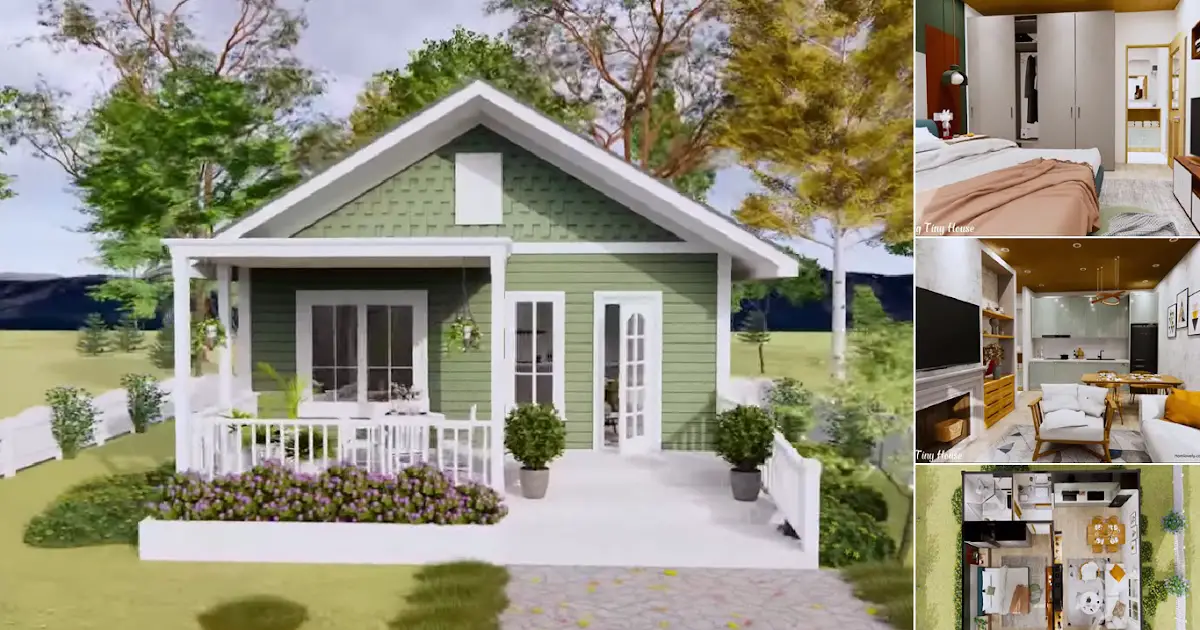 A Perfect Small House Design 7 x 6 M (Floor Plan) ~ Homlovely.com