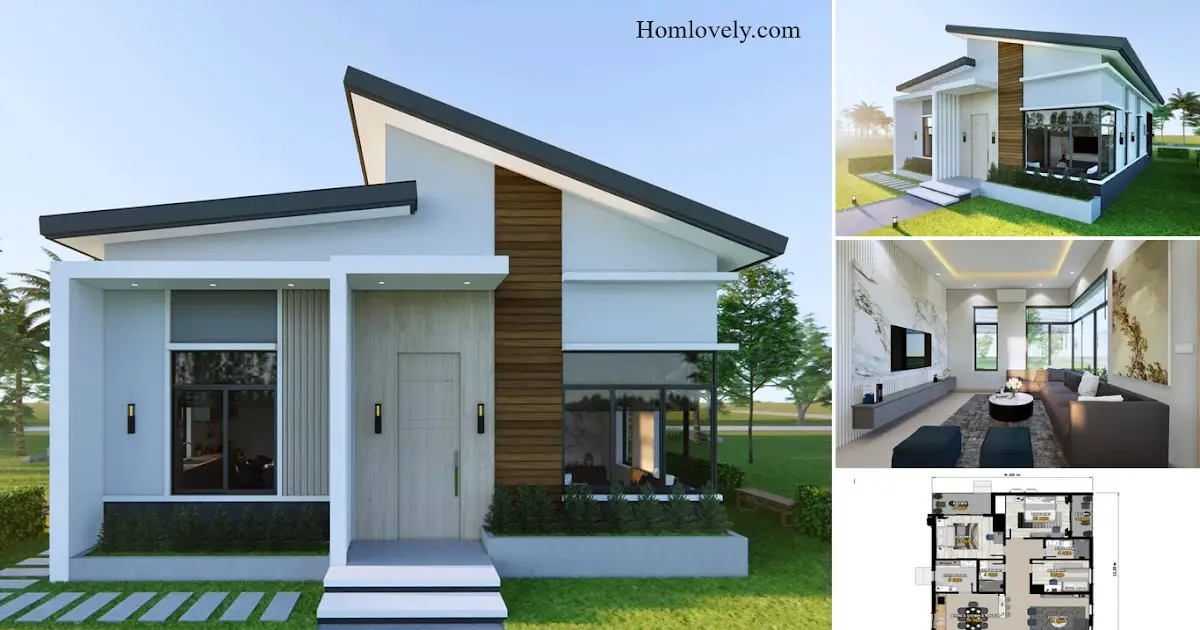 A Perfect Small House Design 9 x 12 M With 3 Bedrooms ~ Homlovely.com