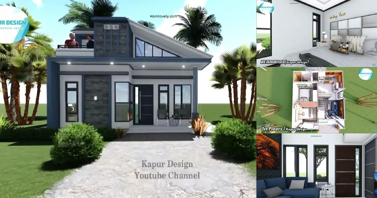 A Special Small House Design in 6 x 7 M with 3-BEDROOMS ~ Homlovely.com