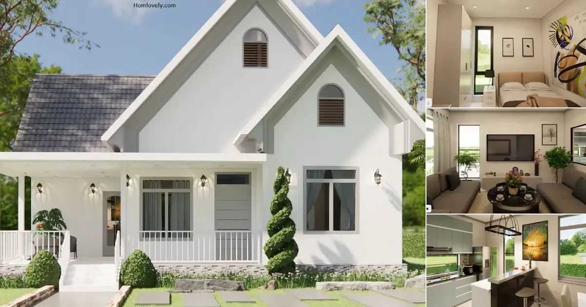 Beautiful Small House Design with 2 BEDROOMS ~ Homlovely.com