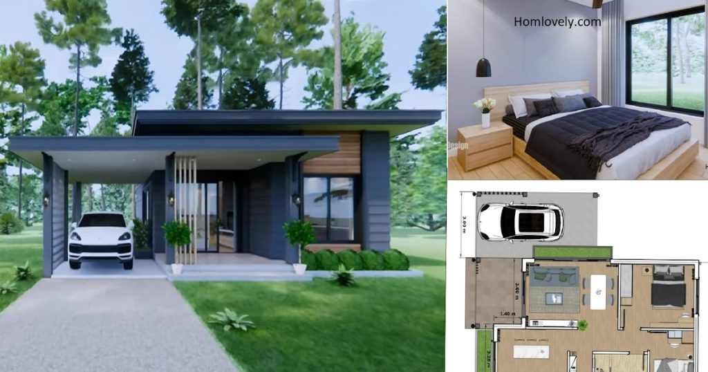 Beautiful Small House Idea + Floor Plan (6m x 10m) ~ » HouseDesigns