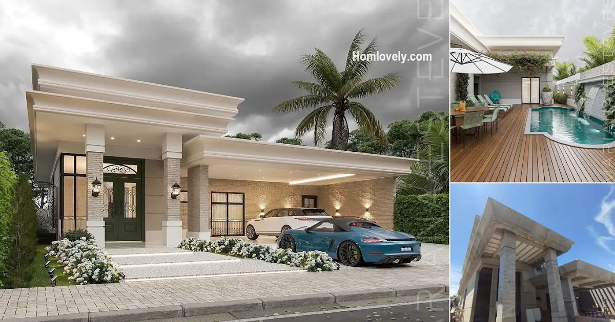 Before-After Spectacular Classic & Modern House Design ~ Homlovely.com