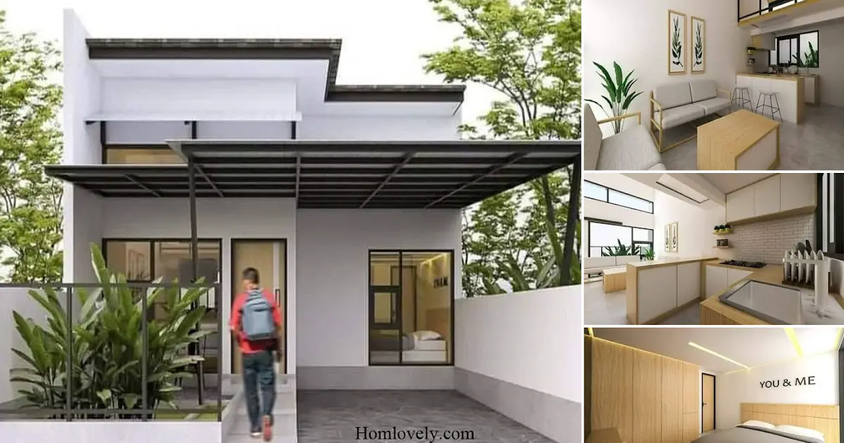Clean Minimalist House Design With Complete Facilities ~ Homlovely.com