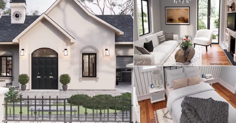 Cozy and Elegant Small House Design Idea with 2 Bedrooms ~ » HouseDesigns