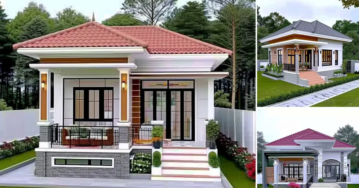 Dreamy One-Storey House Design that Perfect to Build ~ Homlovely.com