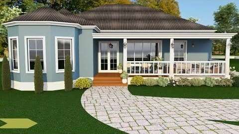 Gorgeous Small House Design in Soft Color