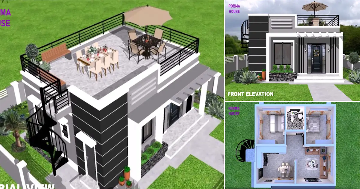 Growing House Concept for Flexible Budget (48 sqm Only) ~ Homlovely.com