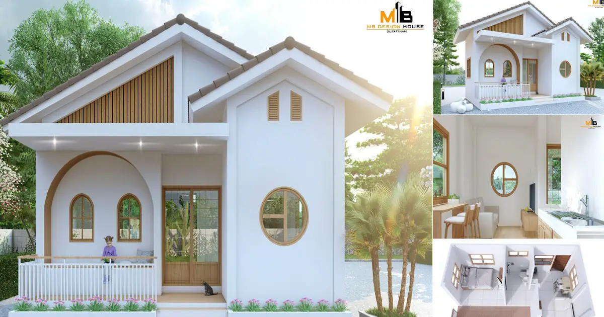 Minimalist Natural Small House Design With Full Facilities ~ Homlovely.com