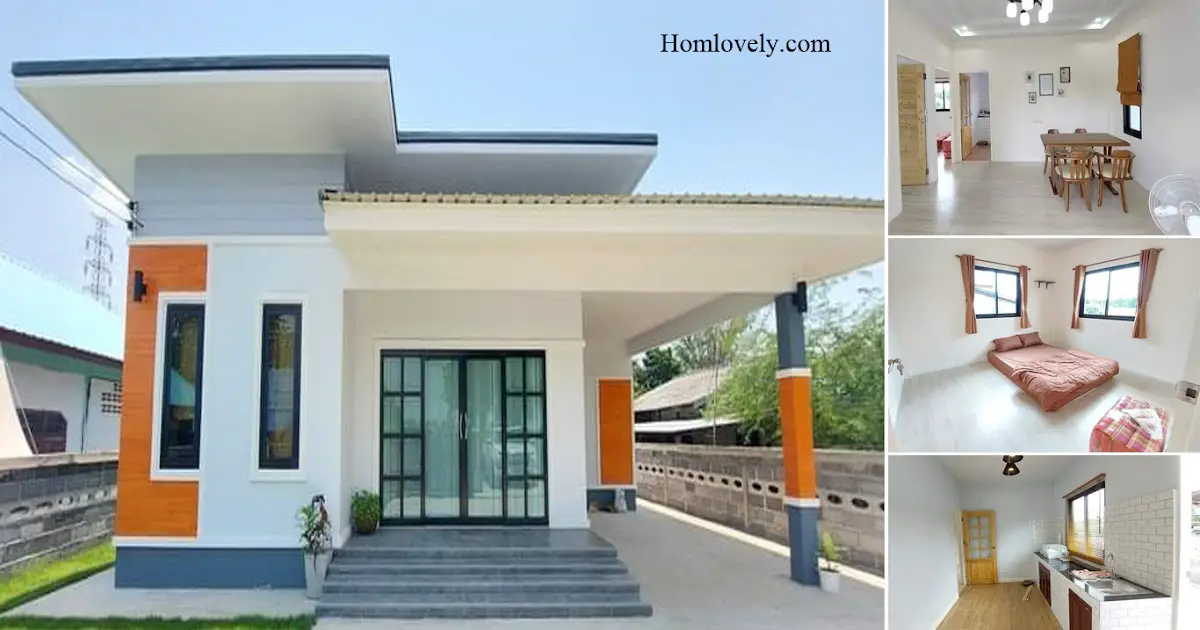Minimalist and Clean Small House Design With Full Facilities ~ Homlovely.com