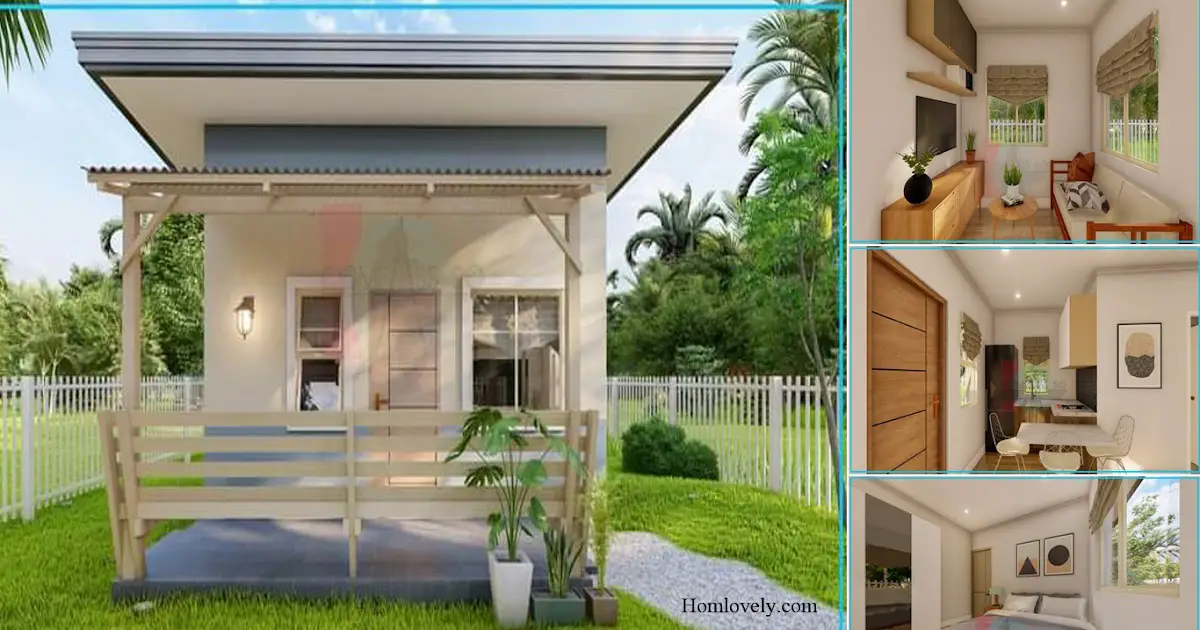 Natural Small House Design Idea With Full Facilities ~ Homlovely.com