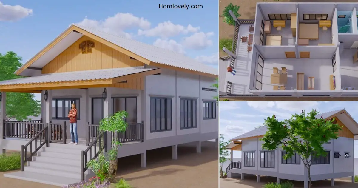 Outstanding Thai House Design (7 x 13.5 m) ~ Homlovely.com