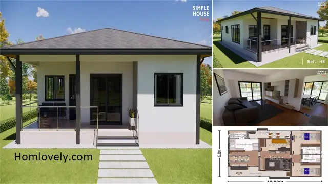 Simple 3-Bedroom House Design, Comfy and Budget-Friendly! ~ Homlovely.com