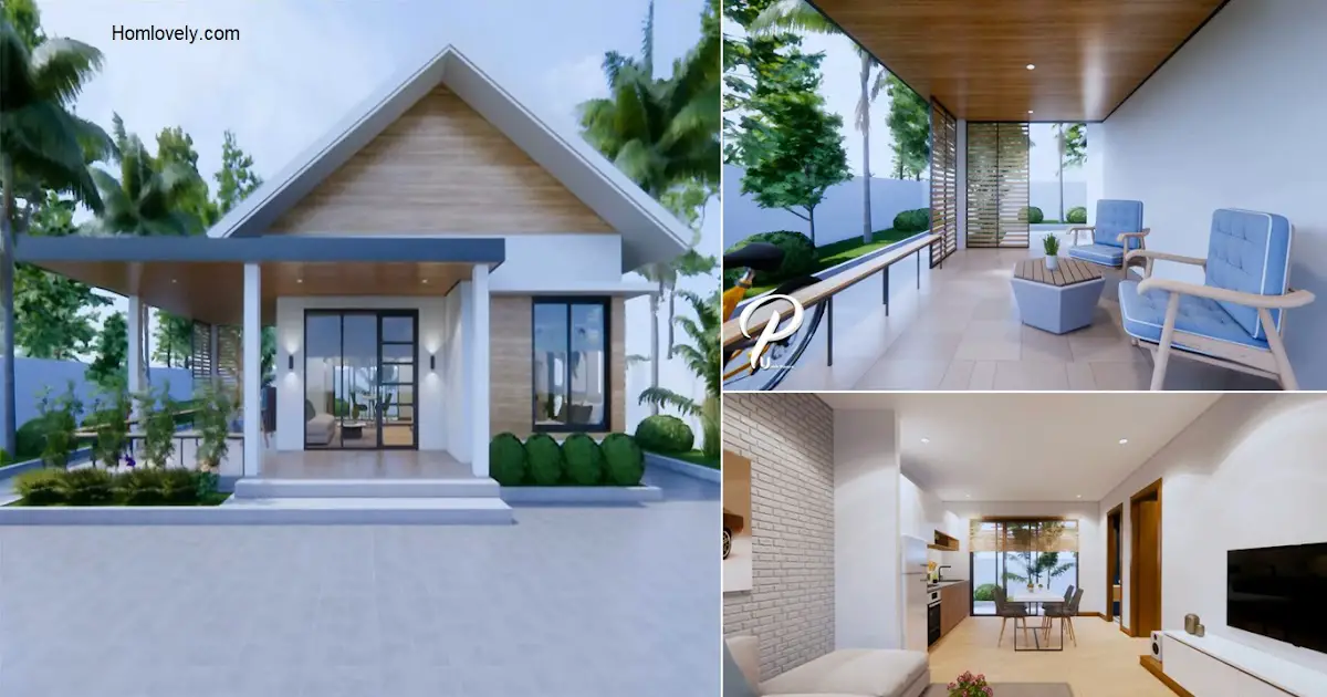 Small House Design that Looks Spacious (6.5 x 9 M) ~ Homlovely.com