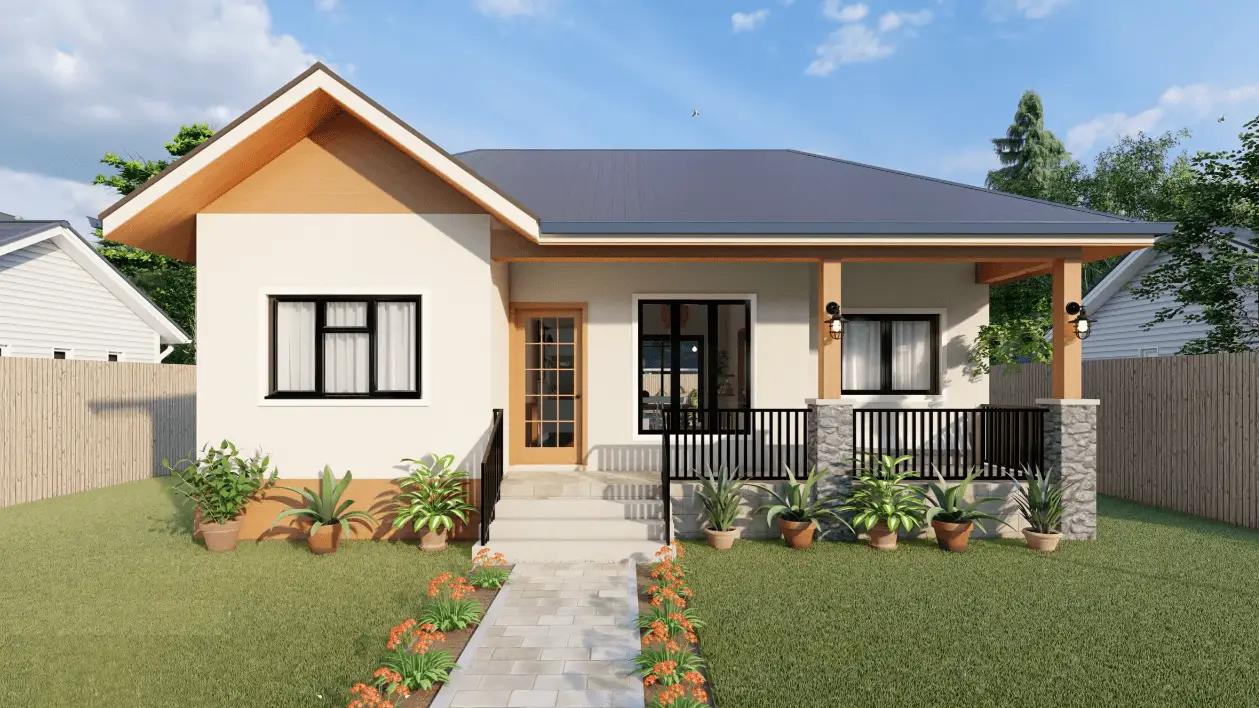 Stylist Single Storey Small House 7.5m x 10m