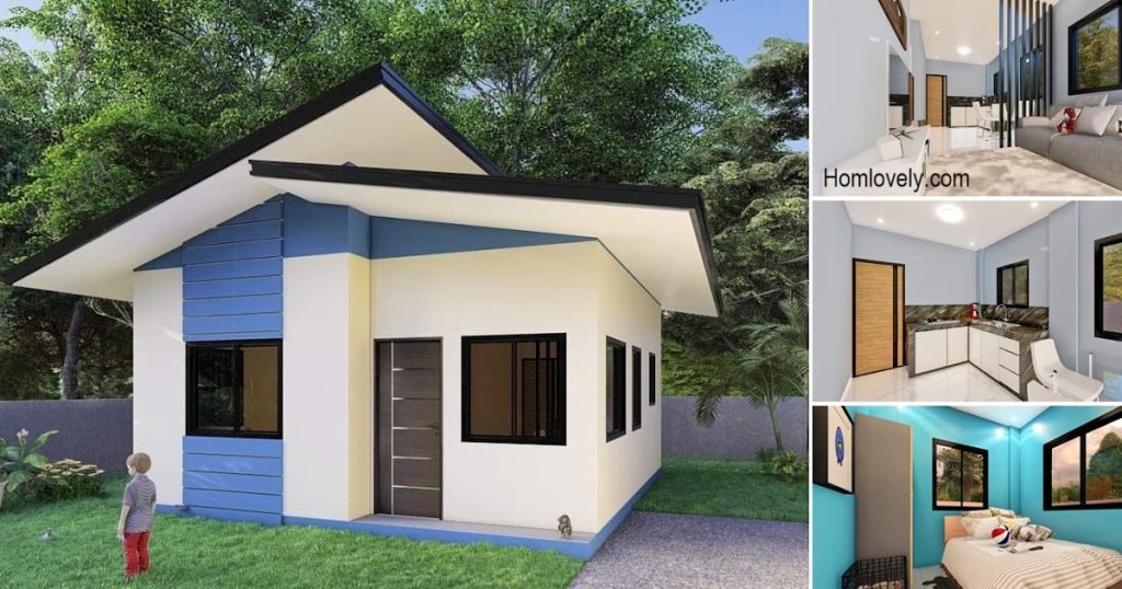 Tiny House Design Low-budget 42 Sqm Cozy Bungalow » HouseDesigns