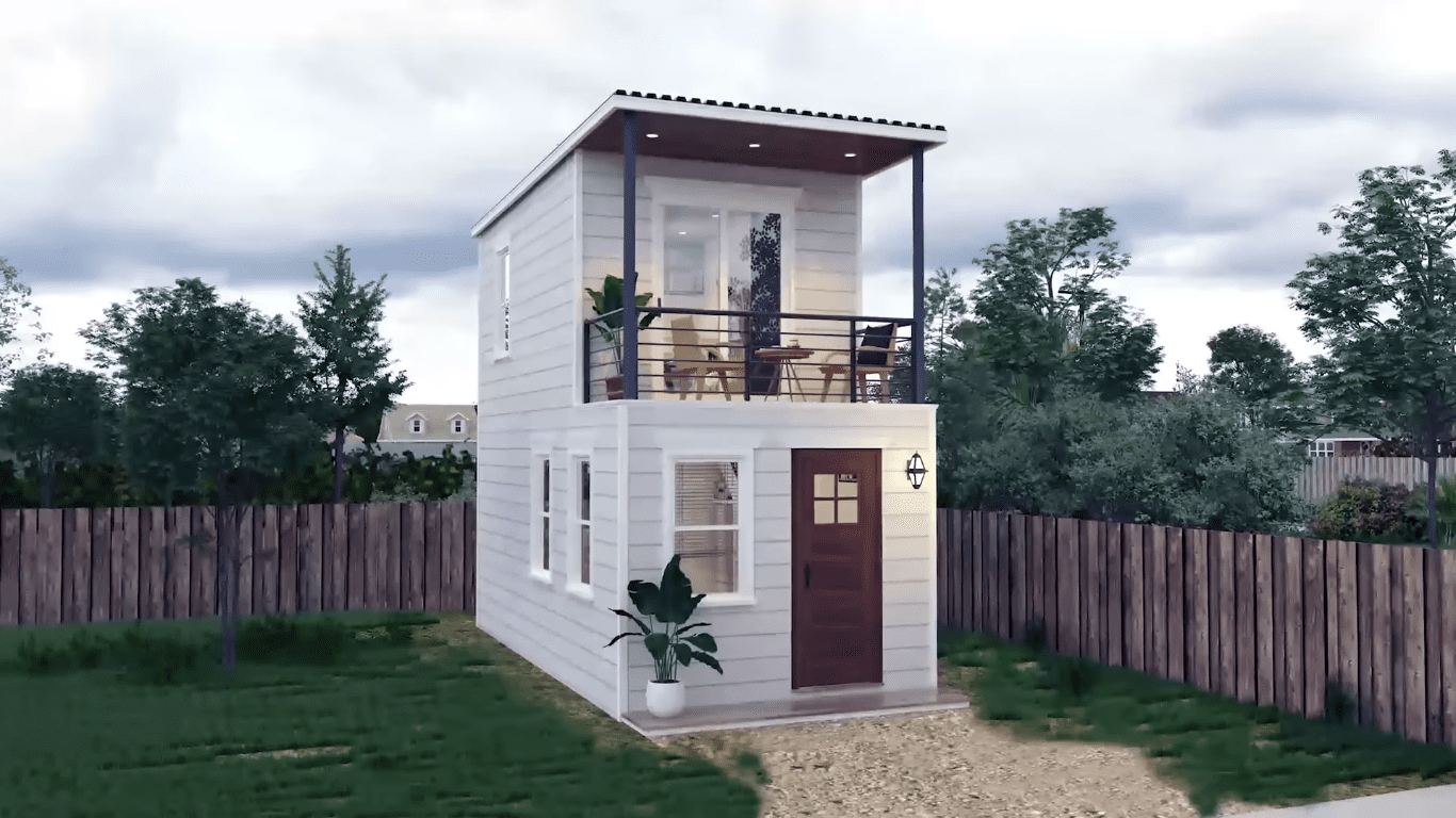 Two Storey Sophisticated Tiny House 3m x 6m