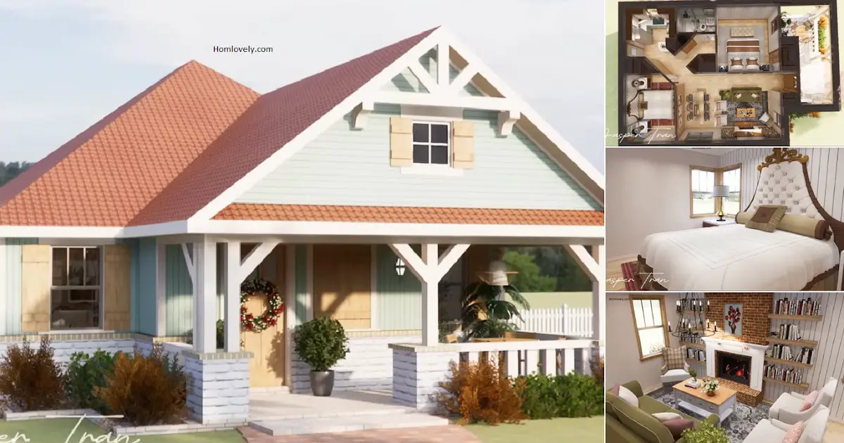 Wonderful House Design in 8 x 9 M ( 2 BEDOROMS ) + Floor Plan ~ Homlovely.com