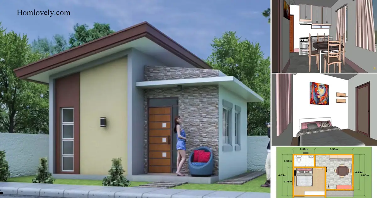 4 x 5 M Minimalist Tiny House Design Ideas ~ Homlovely.com
