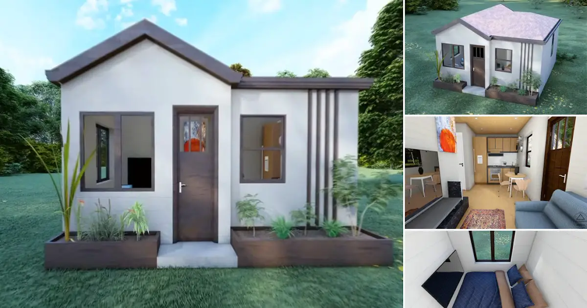 7,000 USD Small (5 x 5 m) House Design ~ Homlovely.com