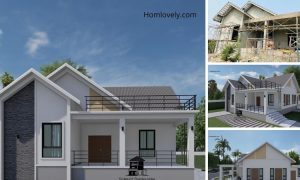 176 Sqm Simple House Design with Roofdeck ~ Homlovely.com