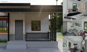 52 SQM Modern Bungalow House Design