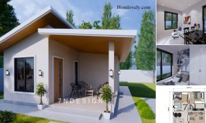 6 x 9 M Simple Small House Design With 2 Bedroom ~ Homlovely.com