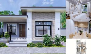 7 x 10 M Small House Design