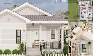 96 SQM House Design with 4 BEDROOMS