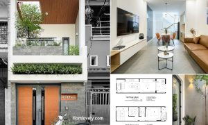 Aesthetic Tiny House Design 3.5 x 12 m ~ Homlovely.com
