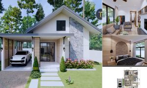 Simple Life in Small and Modern House 6m x 9m with 2Bedrooms ~ Homlovely.com