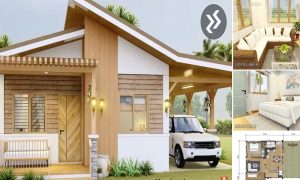 2 BEDROOM - Modern Bahay Kubo House Design In 10.5 x 9 M ~ Homlovely.com