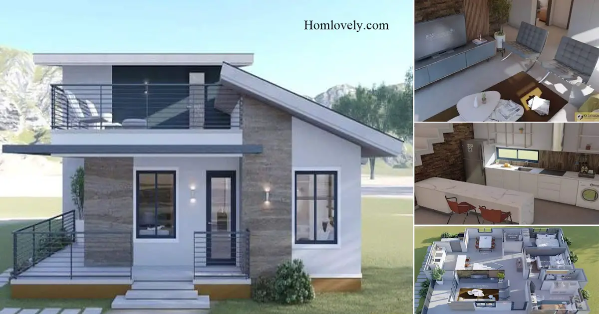 3 BEDROOM - Minimalist Modern House Design With Mini Deck ~ Homlovely.com