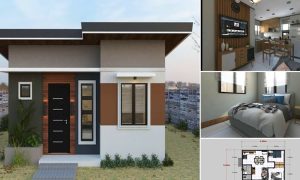 5 x 6 Meters Small House Design with Floor Plan ~ Homlovely.com