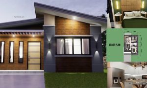 7 x 8.5 M Simple Concept House Design
