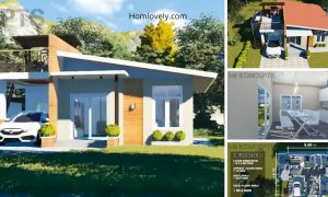 Awesome House Design with Mini Deck ( 9 X 8 M ) ~ Homlovely.com