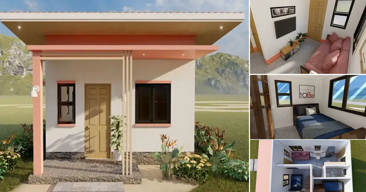 Cute Tiny House Design With Cozy Rooms ~ Homlovely.com