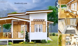 Half Amakan Half Concrete House Ideas With 2 Bedroom ~ Homlovely.com